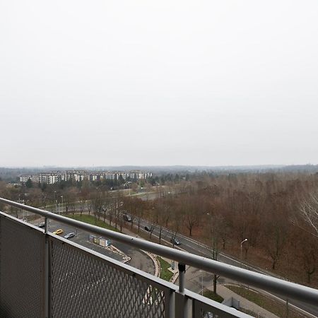 Penthouse With A View Of Lodz & Free Parking Apartman Kültér fotó