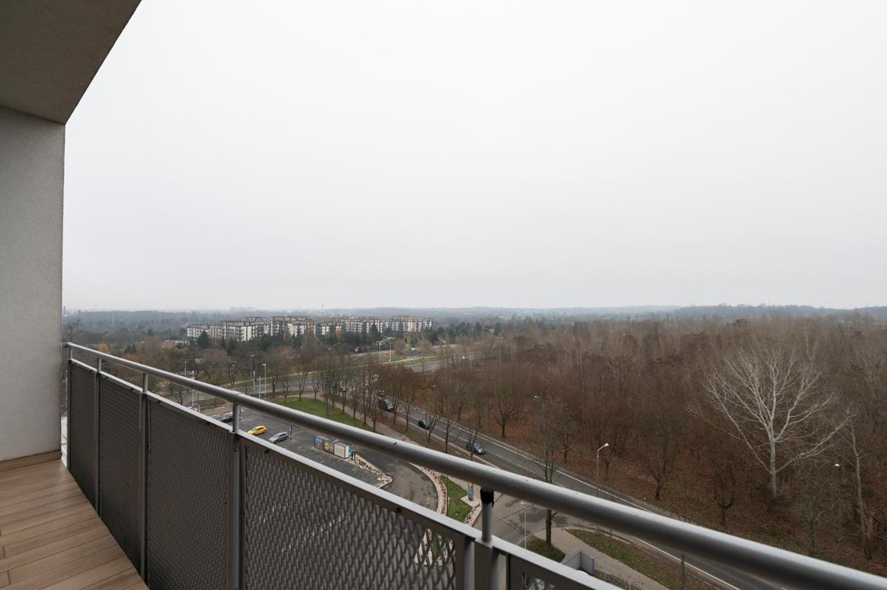 Penthouse With A View Of Lodz & Free Parking Apartman Kültér fotó