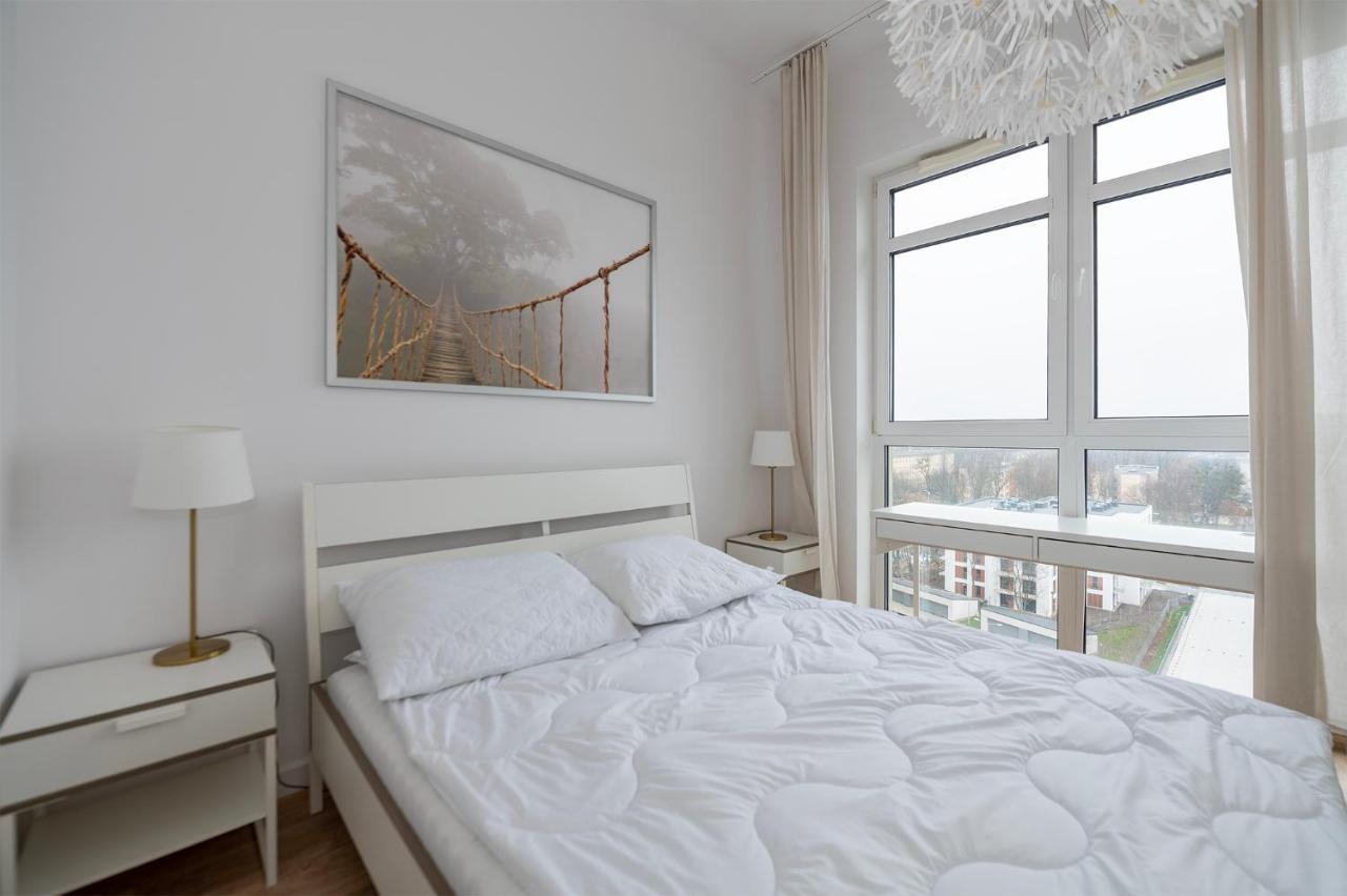 Penthouse With A View Of Lodz & Free Parking Apartman Kültér fotó